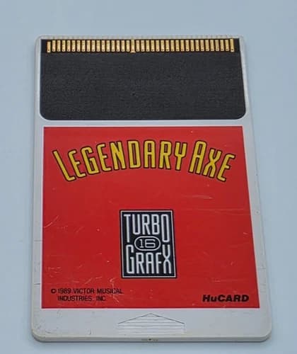 LEGENDARY AXE (TurboGrafx-16 HuCard, TG16) Authentic Tested Works