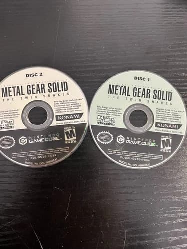 Metal Gear Solid-Twin Snakes Nintendo GameCube. Disc's Only.