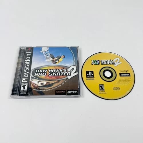Tony Hawk's Pro Skater 2 PS1 PlayStation 1 Complete Black Label