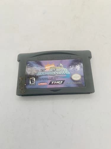 SpongeBob's Atlantis SquarePantis Nintendo Game Boy Advance *Tested*
