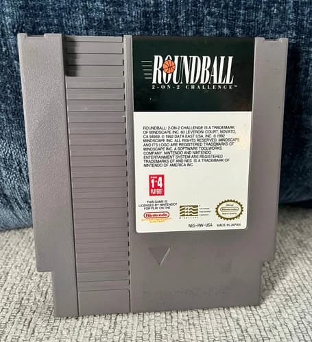Roundball: 2-on-2 Challenge (Nintendo Entertainment System) Tested and Working!
