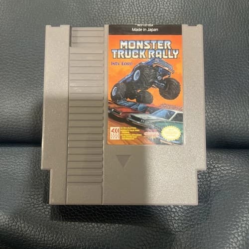 Monster Truck Rally Video Game For Nintendo Nes ￼