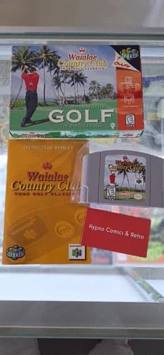 N64 Golf Waialae Country Club Nintendo Complete In Box CIB MINTY CARTRIDGE