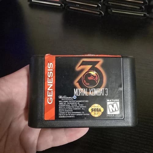 Mortal Kombat 3 (Sega Genesis, 1995) Game Cartridge Only - TESTED & WORKING!!!