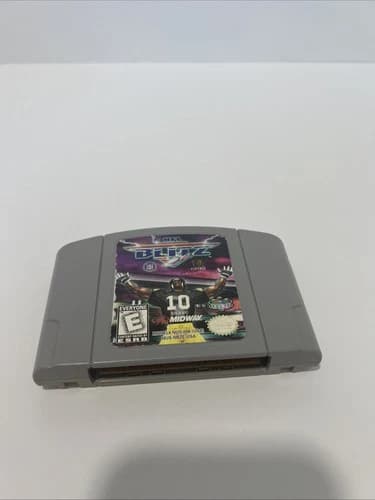 Midway NFL Blitz Nintendo 64 N64 Game Cartridge Multiplayer E NTSC 1998