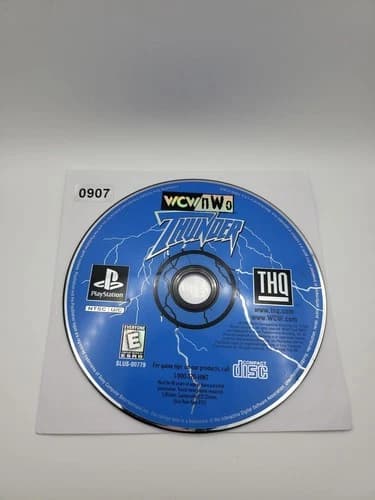 PS1 - WCW/NWO Thunder (Sony PlayStation 1, 1999) Disc Only NO USPS TRACKING