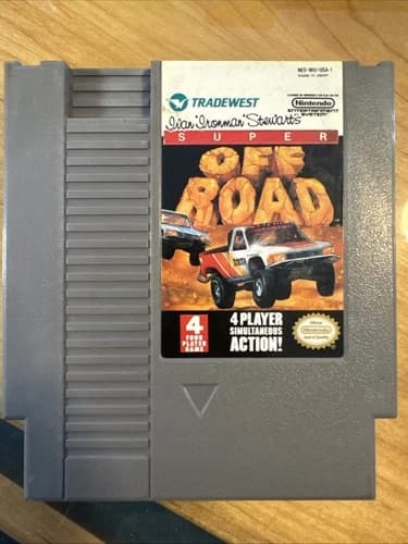 Ivan Ironman Stewart's Super Off Road Nintendo NES Game Cartridge 1989