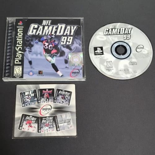 NFL GameDay 99 (Sony PlayStation PS1) CIB Tested, Working