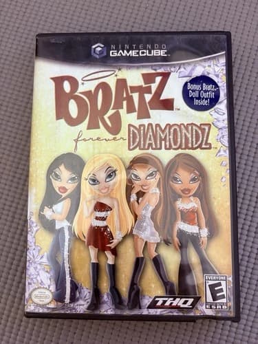 Bratz: Forever Diamondz [Nintendo GameCube, 2006] CIB Tested
