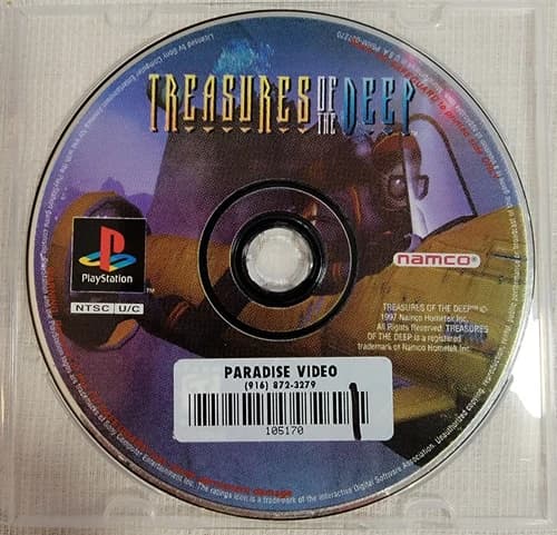 Treasures of the Deep disc only! Playstation 1 PS1 Near Mint Tested Works!