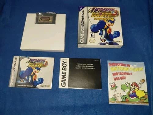 (CIB) Mega Man Battle Network 3: White Version (Nintendo Game Boy Advance, 2003)