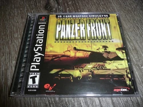 Sony PlayStation 1 PS1 CIB COMPLETE TESTED Panzer Front CF S