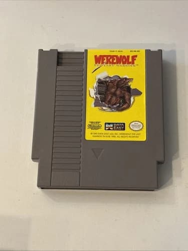 1990 Werewolf: The Last Warrior Nintendo Entertainment System NES -Tested, Works