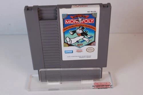 Monopoly (Nintendo NES, 1991) Complete in Box CIB w/ Manual and Original Box