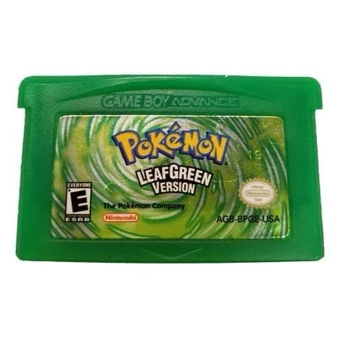 AUTHENTIC - Pokémon LeafGreen Version Nintendo Game Boy Advance GBA
