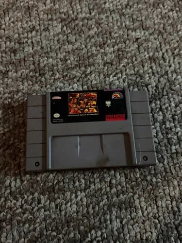 SNES WWF Raw (Super Nintendo Entertainment System, 1994) Tested Working