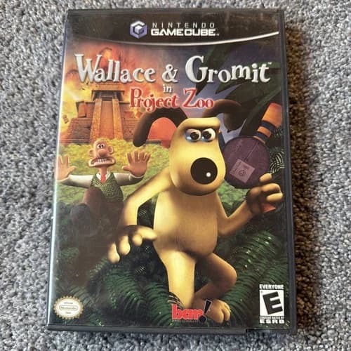 Wallace and Gromit in Project Zoo Nintendo GameCube 2003, Complete CIB