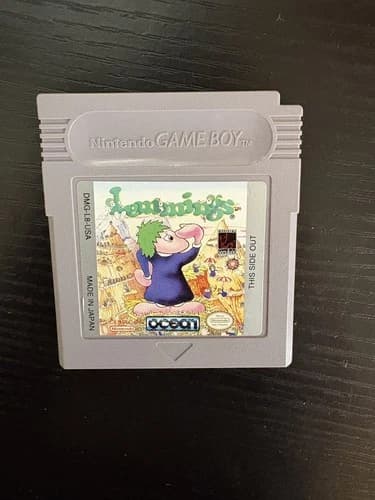 Lemmings Gameboy Game Tested Nintendo GB