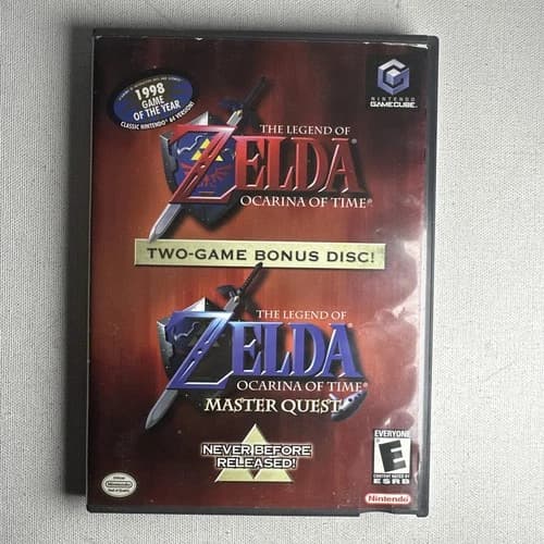 The Legend of Zelda Ocarina of Time - Master Quest (Nintendo GameCube, 2003) CIB