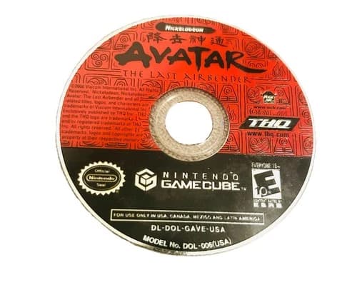 Avatar: The Last Airbender (Nintendo GameCube, 2006) Game Only