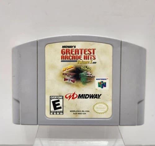 Midway's Greatest Arcade Hits: Vol. 1 (Nintendo 64, 2000) N64 Authentic