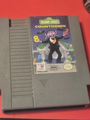 Sesame Street Countdown - Nintendo, NES - Authentic Clean