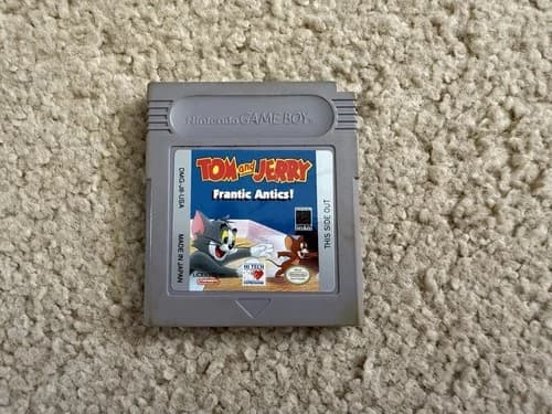 Tom and Jerry: Frantic Antics (Nintendo Game Boy, 1993) “Tested” EXCELLENT