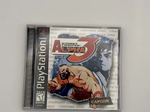 Street Fighter Alpha 3 PlayStation 1 PS1 Complete w/ Manual, Tested