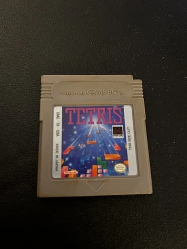 Nintendo Game Boy Tetris Authentic OEM Cartridge Tested Working USA Authentic