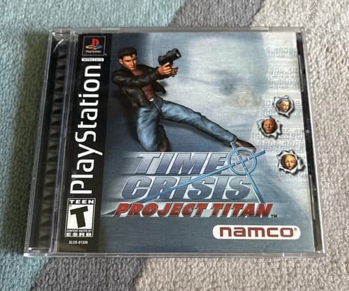 Time Crisis: Project Titan PlayStation PS1 CIB Complete Game Case Manual Regcard