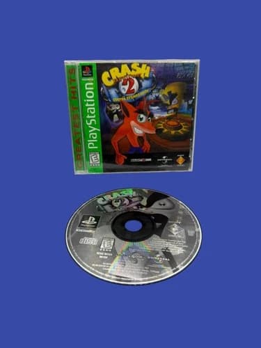 Crash Bandicoot 2: Cortex Strikes Back - PlayStation 1 PS1 (Greatest Hits)