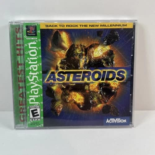Asteroids – PlayStation 1 – Sony – Syrox Developments – Greatest Hits – Complete