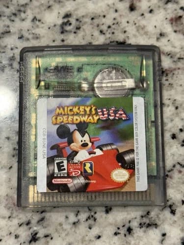 GAME CARTRIDGE ONLY Mickey's Speedway USA Game Boy Color GBC Tested Working