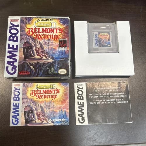 Castlevania II 2 Belmont's Revenge (Nintendo Game Boy) CIB Complete! Authentic!