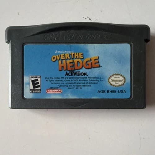 Activision Over the Hedge Nintendo Game Boy Advance 2006 NTSC-U/C
