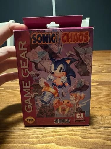 Sonic Chaos Sega Game Gear Complete With Box And Manual Great Condition