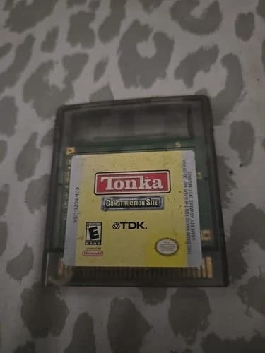 Tonka Construction Site (Nintendo Game Boy Color, 2002) Game Cartridge Only