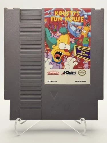 Krusty's Fun House (Nintendo NES, 1992) Cartridge Only | Tested