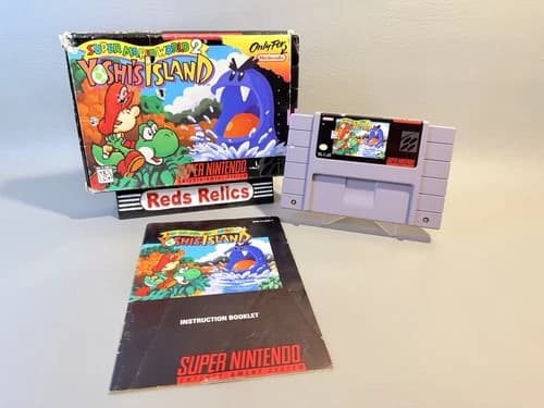 Super Mario World 2: Yoshi's Island SNES Complete CIB