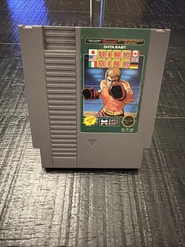Ring King Boxing NES Nintendo Cleaned Tested Authentic