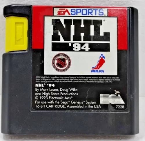 NHL '94 (Sega Genesis, 1993) Authentic Cartridge Only 7 Day Shipping!!