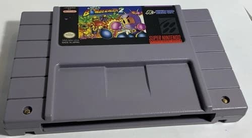 Super Bomberman 2 SNES - Authentic - Cleaned & Tested
