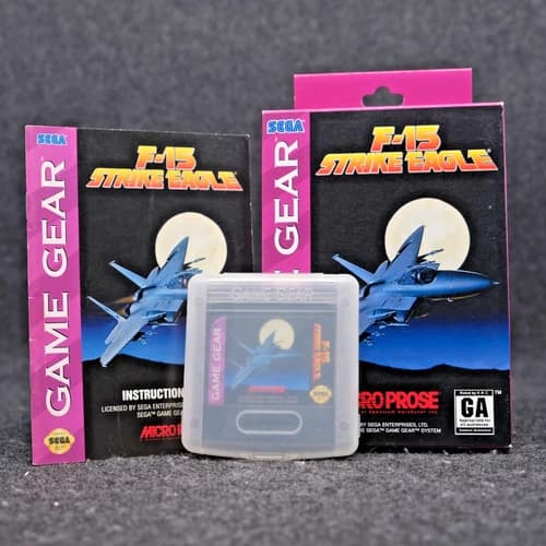 F-15 Strike Eagle (Game Gear) CIB - Authentic Good Condition