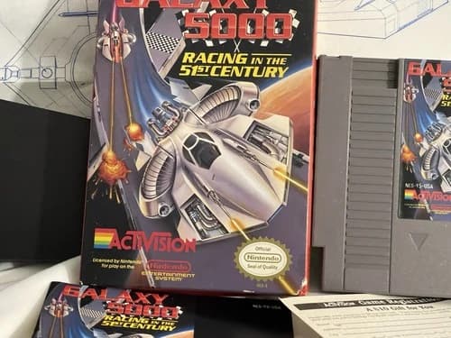 Galaxy 5000: Racing in the 51st Century (Nintendo, 1991 NES Complete TESTED A4
