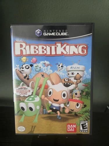 Ribbit King (Nintendo GameCube, 2004) CIB with Reg. Card near minty super RARE