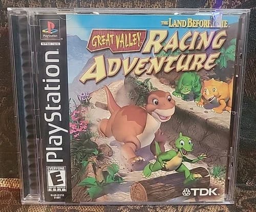 The Land Before Time: Great Valley Racing Adventure (PS1, 2001) CIB w/ Manual