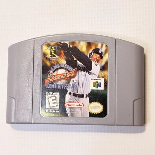 Major League Baseball Ken Griffey Jr Nintendo 64 N64 Game Cart E NTSC-U/C 1998