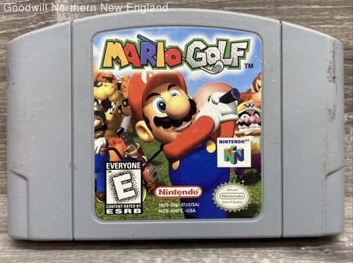 Mario Golf Nintendo N64 Video Game Authentic Cartridge Only Tested Works