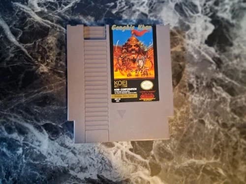 Genghis Khan Nintendo NES Authentic Tested Contacts Cleaned