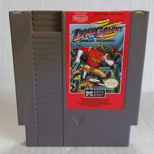 Used Game Only Dash Galaxy in the Alien Asylum Nintendo Entertainment System NES